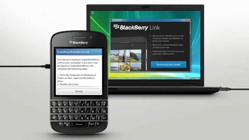Blackberry mockup