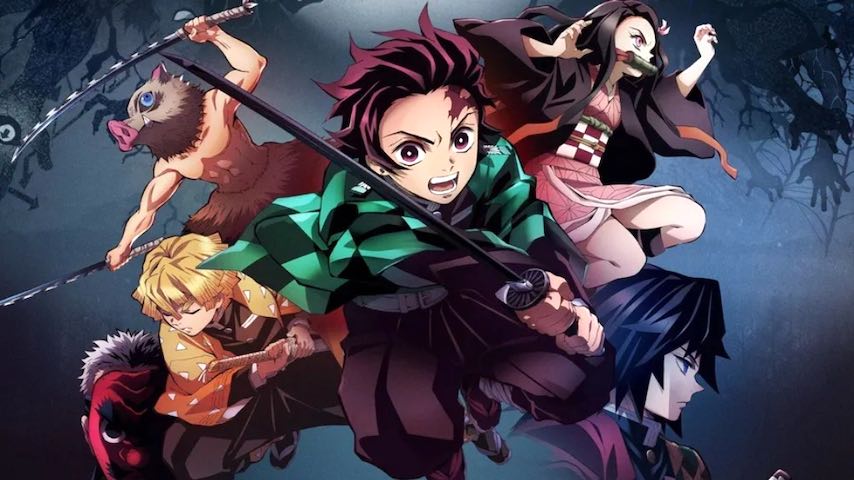 Demon Slayer Voice Actors. Image of the anime series Demon Slayer. This image has been used to illustrate the article "Demon Slayer Voice Actors: Anime Elevated." Image taken from: https://wallpapers.com/wallpapers/demon-slayer-tanjiro-hashira-r536gqxw75jook09.htm